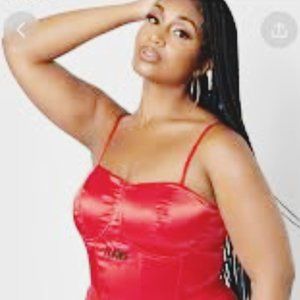 Flaws X REBDOLLS So Obsessed Satin Structured.